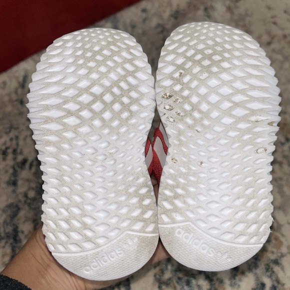 Red adidas shoes for babies/toddlers - Picture 10 of 10